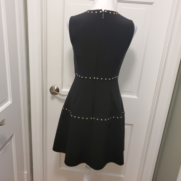 EC Kate Spade New York Studded Crepe Cocktail Party Dress Size 2, Black - Picture 5 of 11